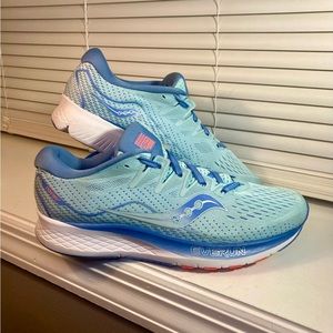 Saucony Ride ISO 2 S10514-1 Blue Running Shoes Women’s Size 10 Or Men’s Size 8.5